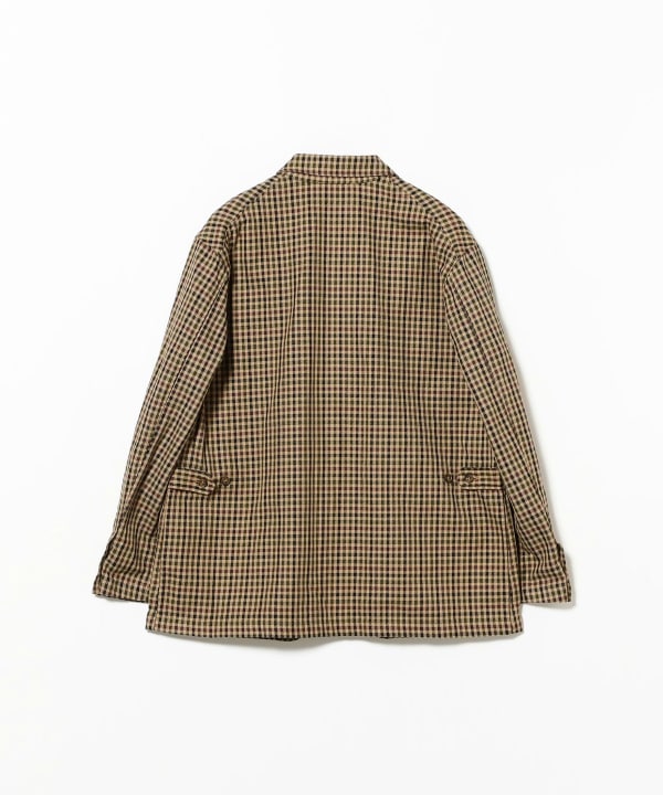ENGINEERED GARMENTS / LOITER JACKET - BROWN/OLIVE HEAVY GUNCLUB CHECK