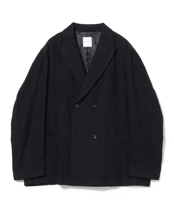 sage de cret / Linen Wool Double 3 Button Jacket