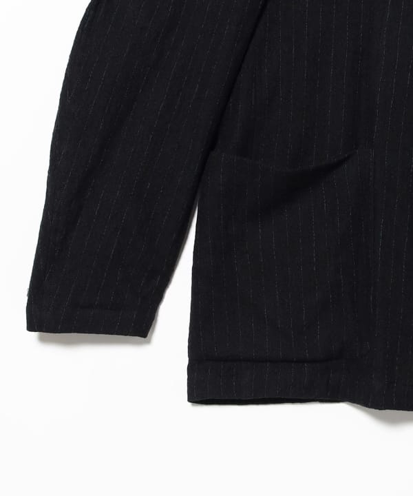 sage de cret / Linen Wool Double 3 Button Jacket