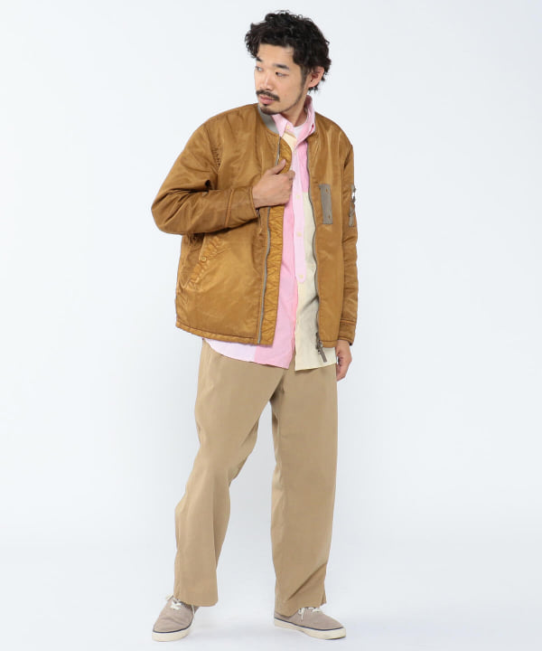 BEAMS PLUS【別注】dip / Flight Jacket(M)GOLD