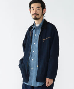 ▲POST OVERALLS × BEAMS PLUS / 別注Chicago Jacket  8 oz. denim indigo