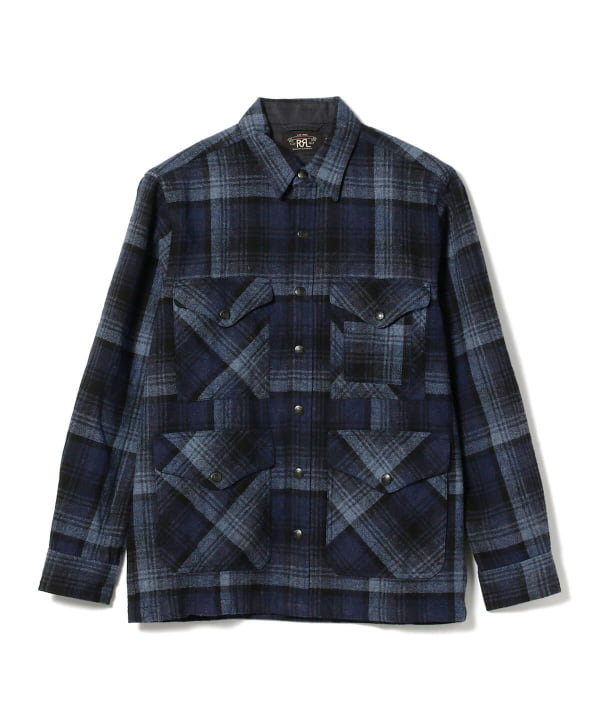 BEAMS PLUS（ビームス プラス）RRL / Plaid Woolcotton Overshirts