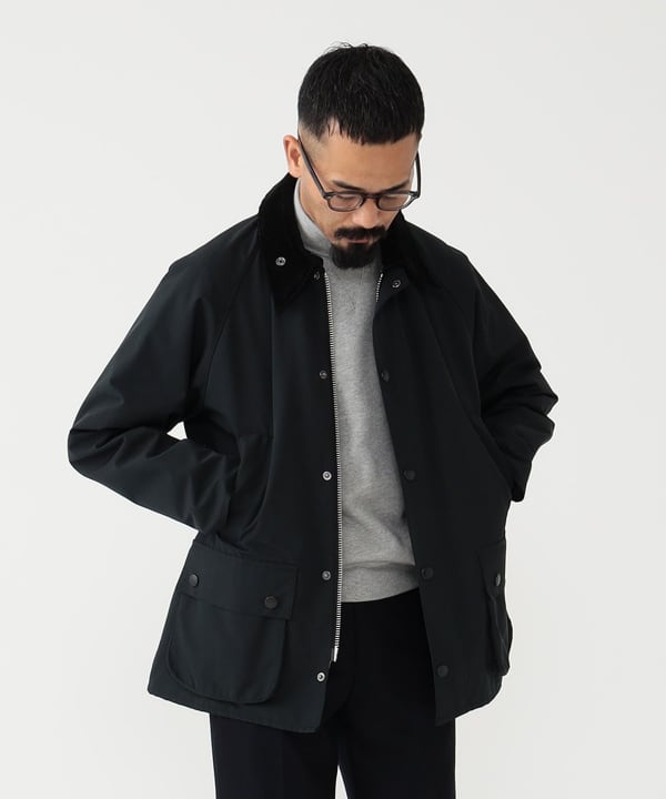 Barbour×BEAMS PLUS 別注BEDALE 黒 ブラックbarbour - www