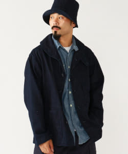 ▲ENGINEERED GARMENTS / SHAWL COLLAR JACKET 10OZ BROKEN DENIM