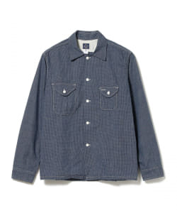 ▲POST OVERALLS / E-Z Cruzer indigo pincheck