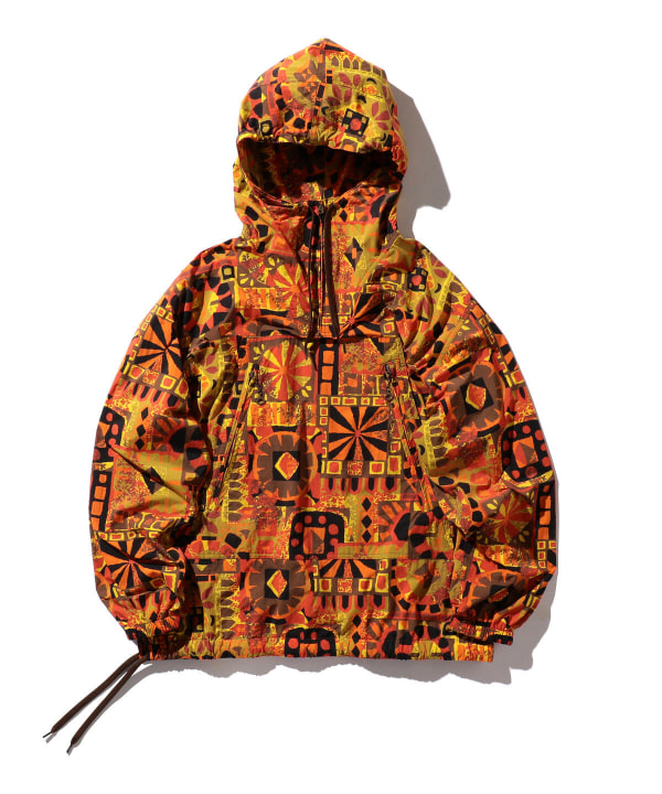 BEAMS PLUS [BEAMS PLUS] BEAMS PLUS / Geometric print anorak