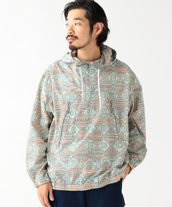 BEAMS PLUS [BEAMS PLUS] BEAMS PLUS / Geometric print anorak 