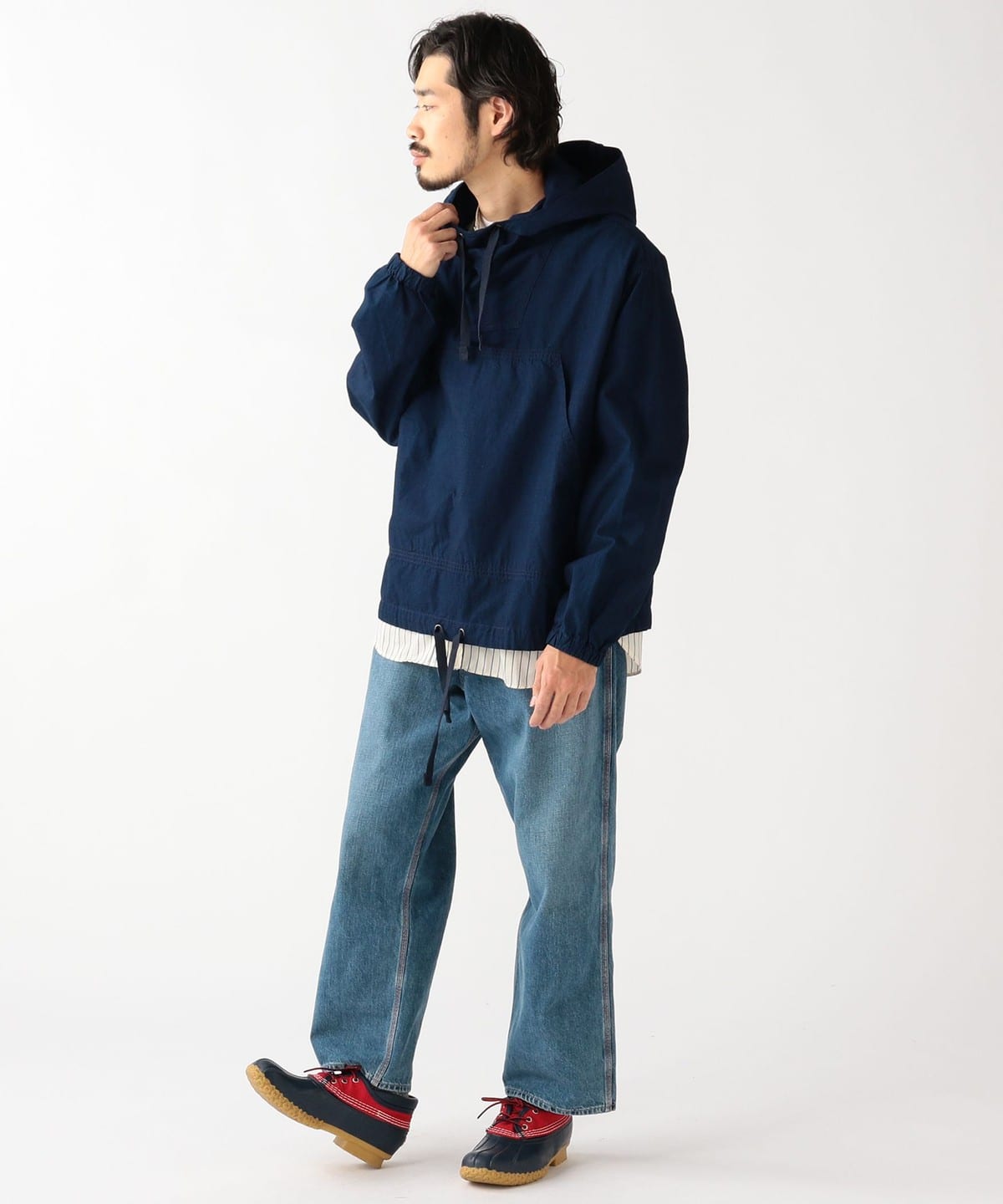 BEAMS PLUS（ビームス プラス）MIL Smock Indigo Rip Stop（ブルゾン