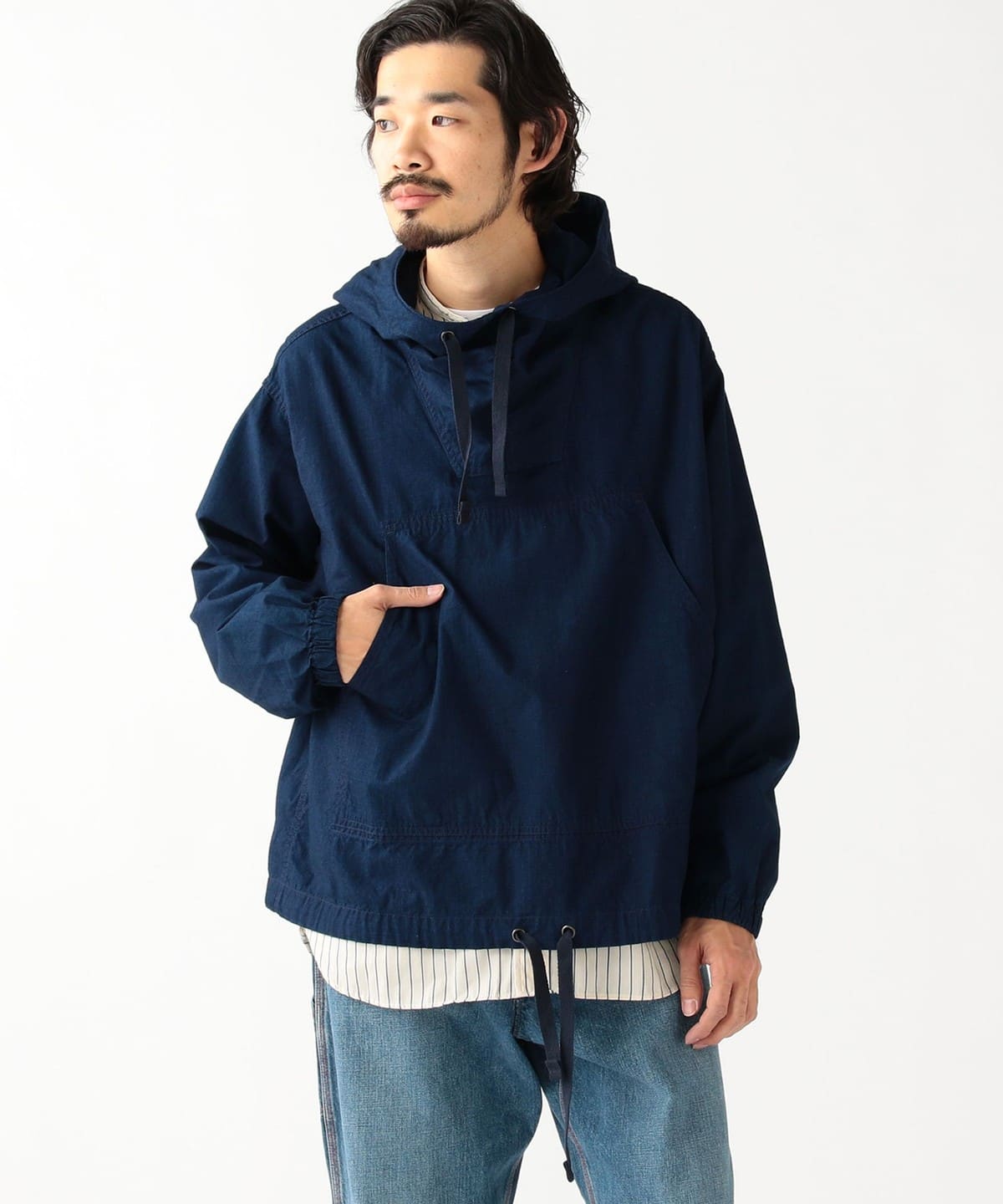 BEAMS PLUS（ビームス プラス）MIL Smock Indigo Rip Stop（ブルゾン