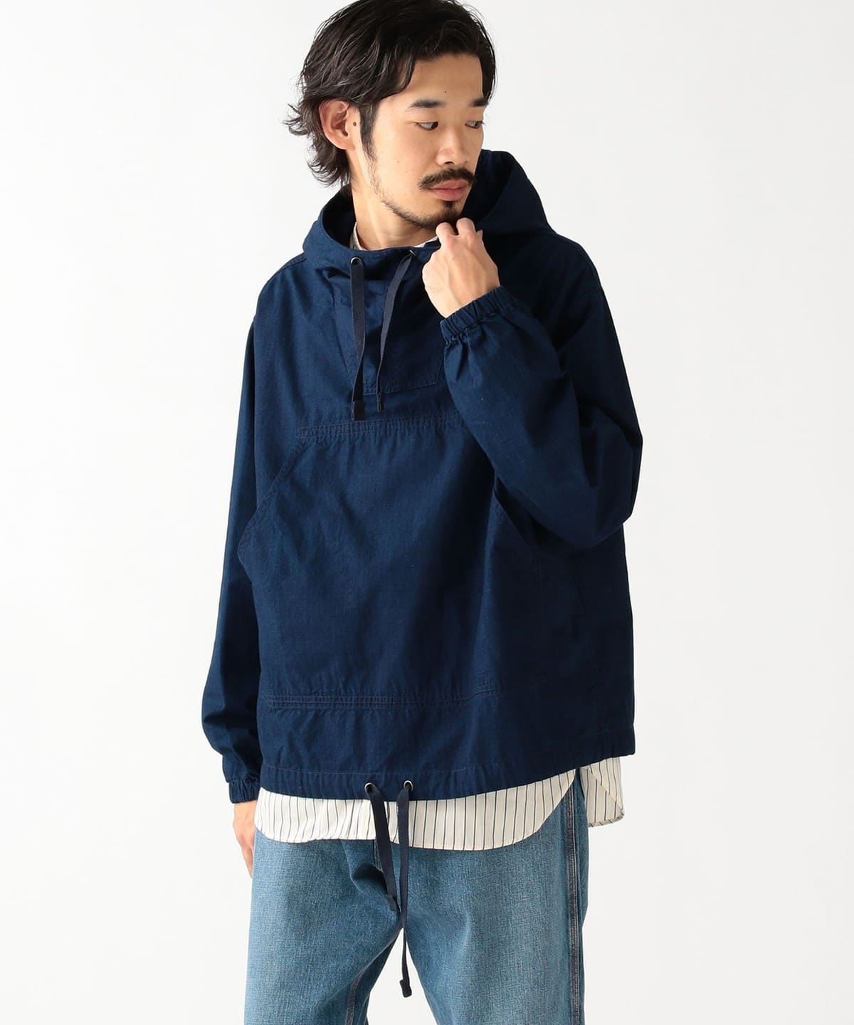 BEAMS PLUS（ビームス プラス）MIL Smock Indigo Rip Stop（ブルゾン
