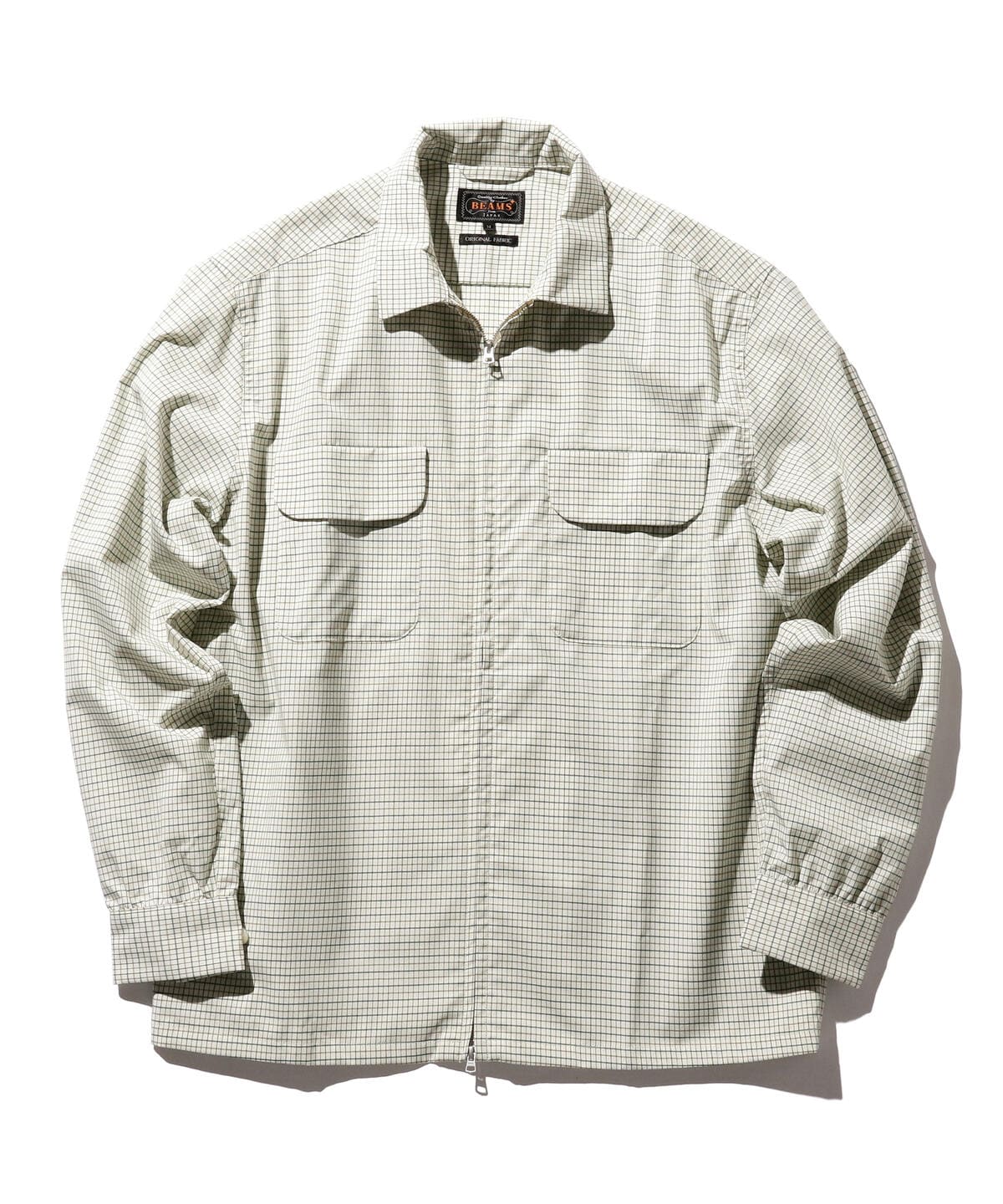 タッタソールチェック ジッパー ブルゾン ブルゾン MEN GREEN S タッタソールチェック ジッパー ブルゾン ブルゾン MEN GREEN S
