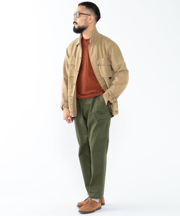 BEAMS PLUS（ビームス プラス）REMI RELIEF × BEAMS PLUS / 別注 Military Shirt Jacket  Cotton（ブルゾン ミリタリージャケット）通販｜BEAMS