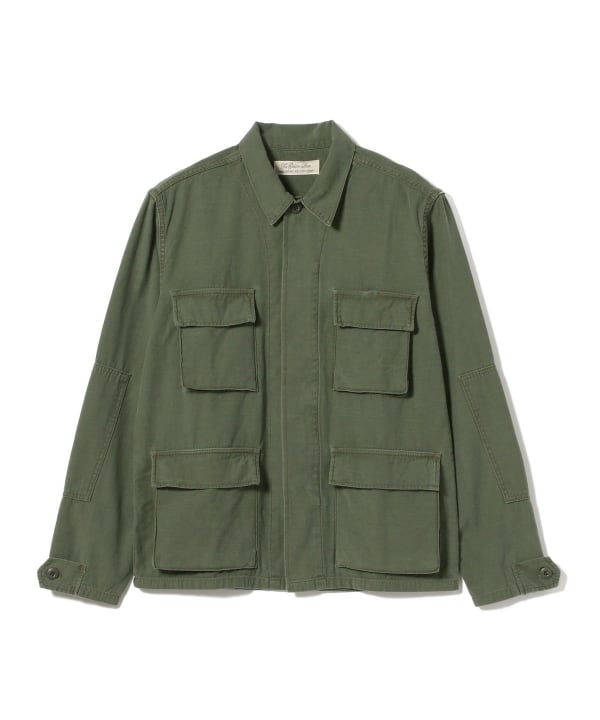 BEAMS PLUS（ビームス プラス）REMI RELIEF × BEAMS PLUS / 別注 Military Shirt Jacket  Cotton（ブルゾン ミリタリージャケット）通販｜BEAMS