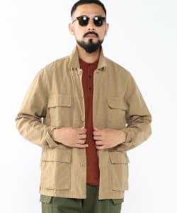 REMI RELIEF × BEAMS PLUS / 別注 Military Shirt Jacket Cotton