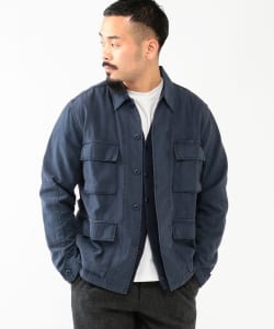 REMI RELIEF × BEAMS PLUS / 別注 Military Shirt Jacket Cotton