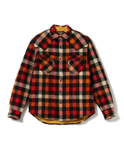 RRL / Buffalo Check Quilted Shirt