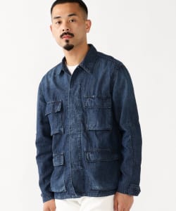 REMI RELIEF × BEAMS PLUS / 別注 Military Shirt Jacket Cotton Linen