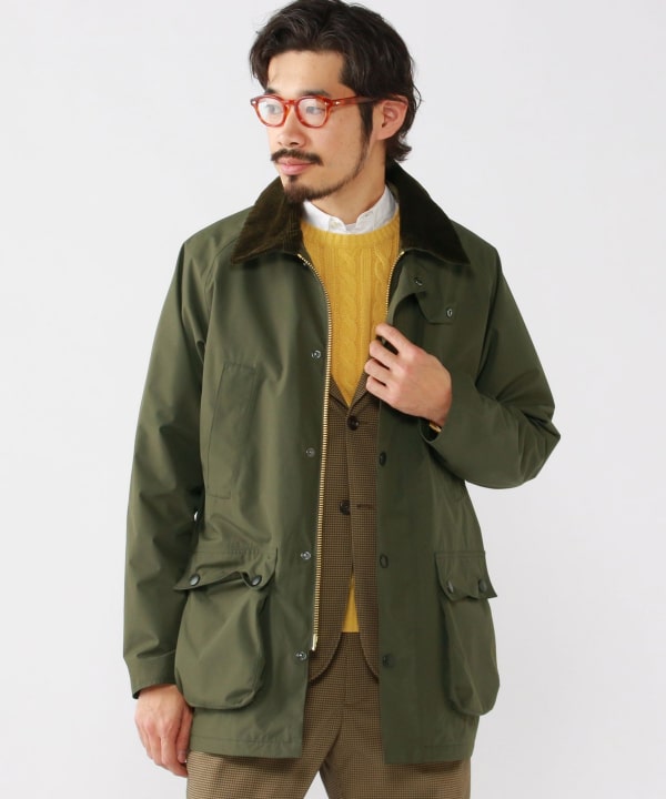BEAMS PLUS（ビームス プラス）Barbour × BEAMS PLUS / 別注 BEDALE New Barbour Tech  Classic Fit（ブルゾン ブルゾン）通販｜BEAMS