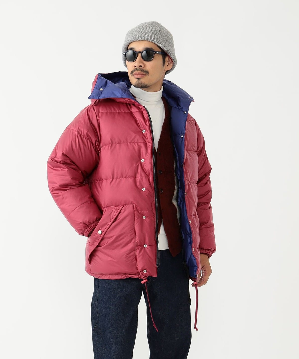 Beam Raspberry Lime BEAMS PLUS BEAMS PLUS / 男裝 EXPD羽絨 連帽外套(短夾克 登山外套)網購|BEAMS