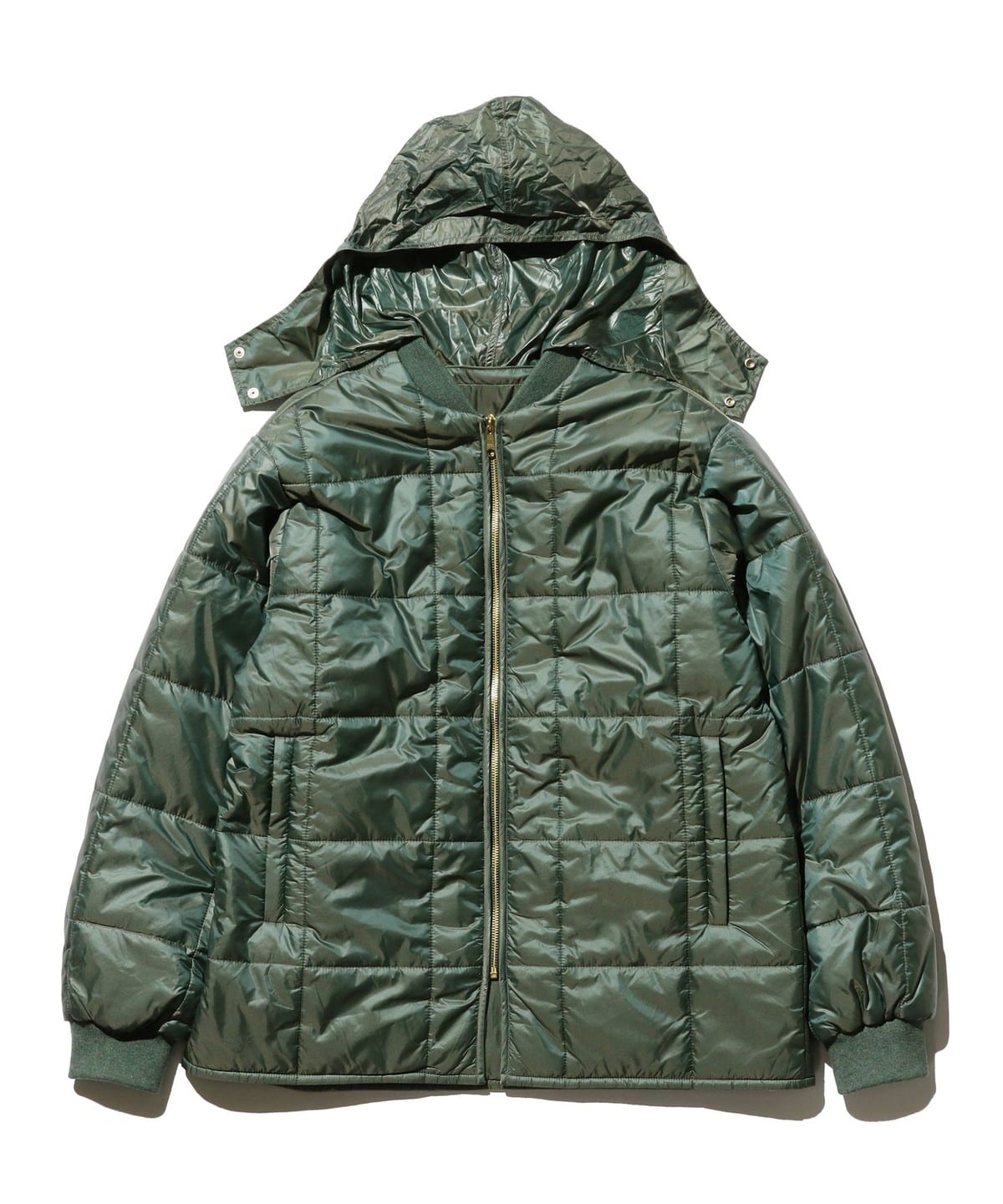 ナイロン リップストップ リバーシブル パフ ブルゾン ブルゾン MEN GREEN M ナイロン リップストップ リバーシブル パフ ブルゾン ブルゾン MEN GREEN M