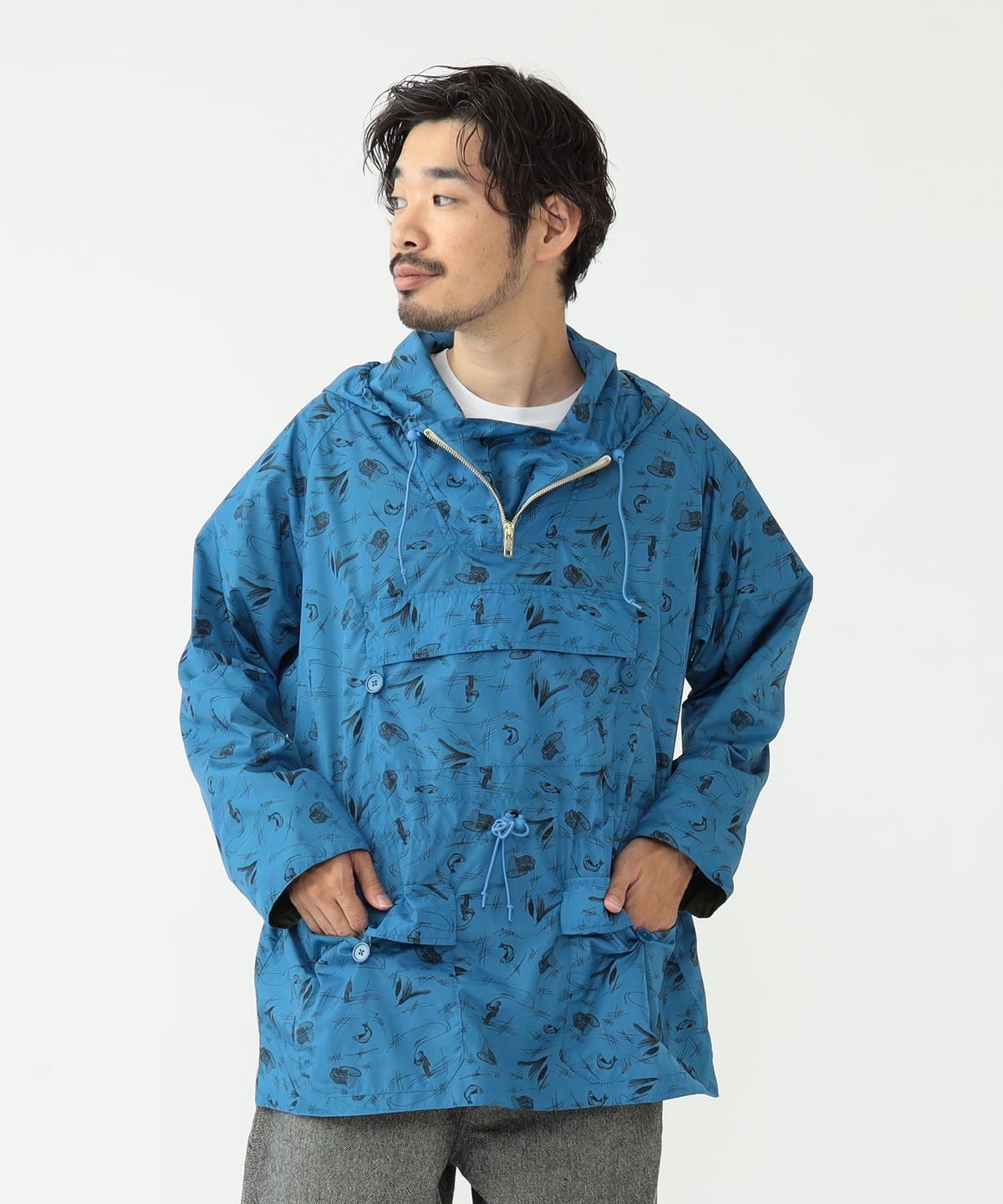 BEAMS PLUS（ビームス プラス）ナイロン プリント ユーロスポーツ