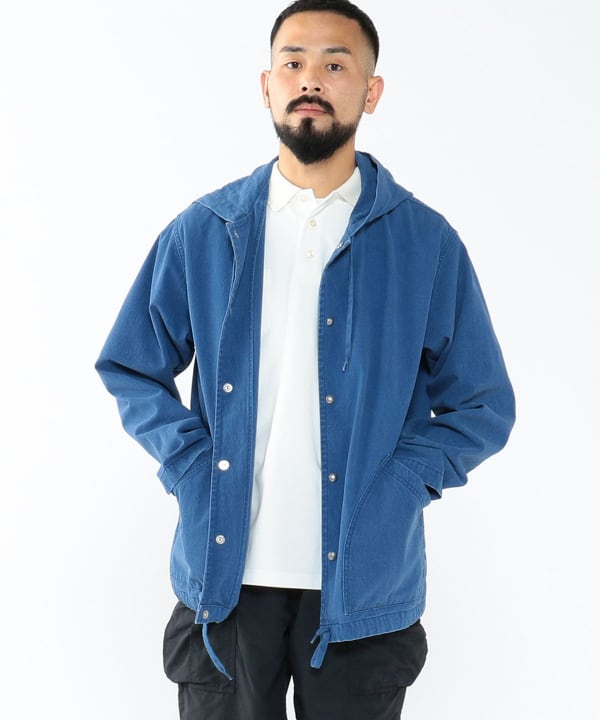 BEAMS PLUS REMI RELIEF × BEAMS PLUS / 別注Outside Parka Indigo（短