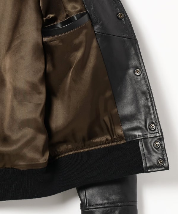 BEAMS PLUS（ビームス プラス）BEAMS PLUS / MIL Blouson Leather ...