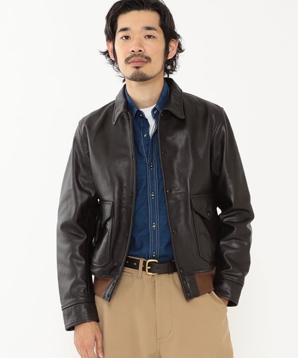 BEAMS PLUS（ビームス プラス）BEAMS PLUS / MIL Blouson Leather