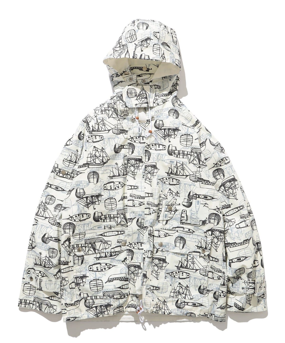 Sailing Jacket 2L Print ブルゾン MEN WHITE L Sailing Jacket 2L Print ブルゾン MEN WHITE L