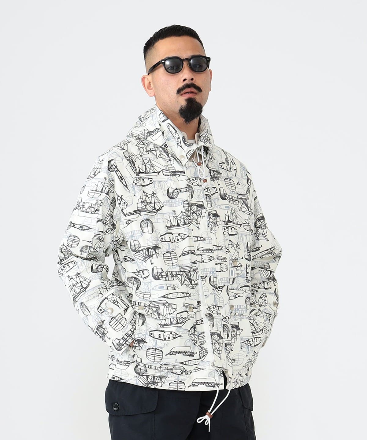 BEAMS PLUS（ビームス プラス）Sailing Jacket 2L Print（ブルゾン