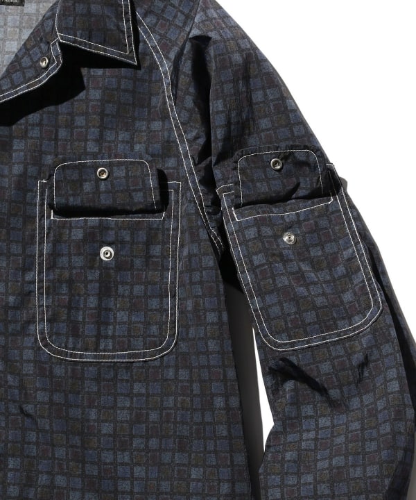 BEAMS PLUS（ビームス プラス）Sports SHT-JAC Nylon Print