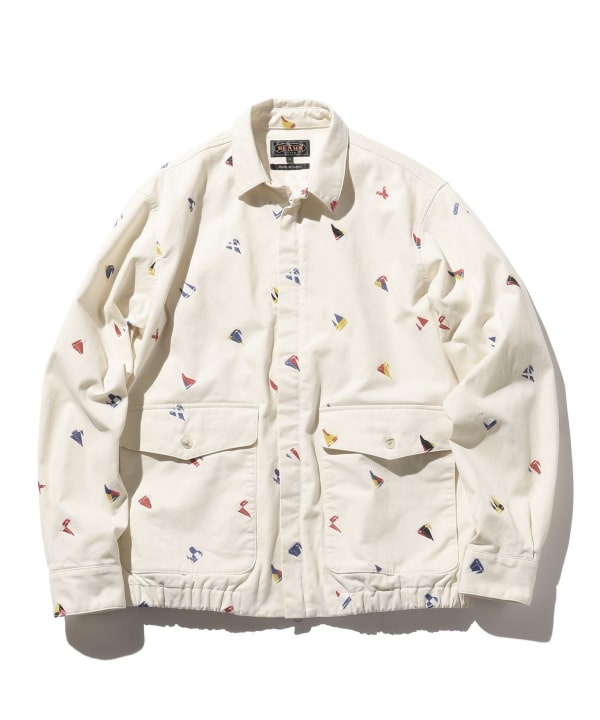 BEAMS PLUS(ビームス プラス)Zipper Blouson Embroidery On BEAMS PLUS(ビームス プラス)Zipper Blouson Embroidery On