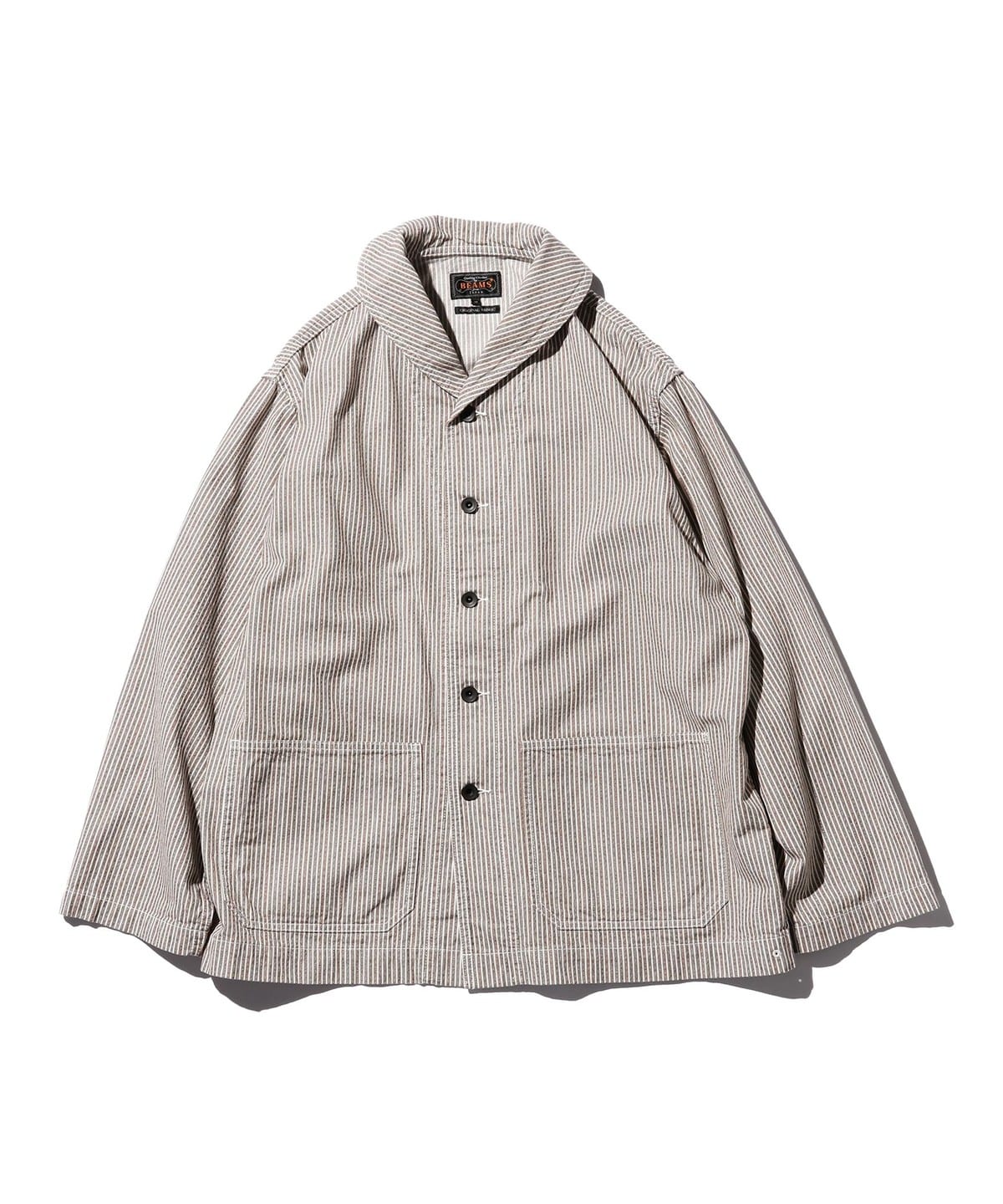 BEAMS PLUS（ビームス プラス）MIL Shawl Jacket Multi Color Hickory（ブルゾン ミリタリージャケット）通販｜ BEAMS