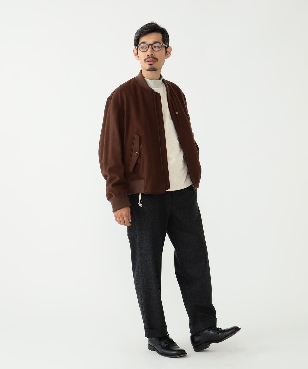 BEAMS PLUS BEAMS PLUS TUBE BEAMS PLUS /別注Flight Jacket（束腰軍事