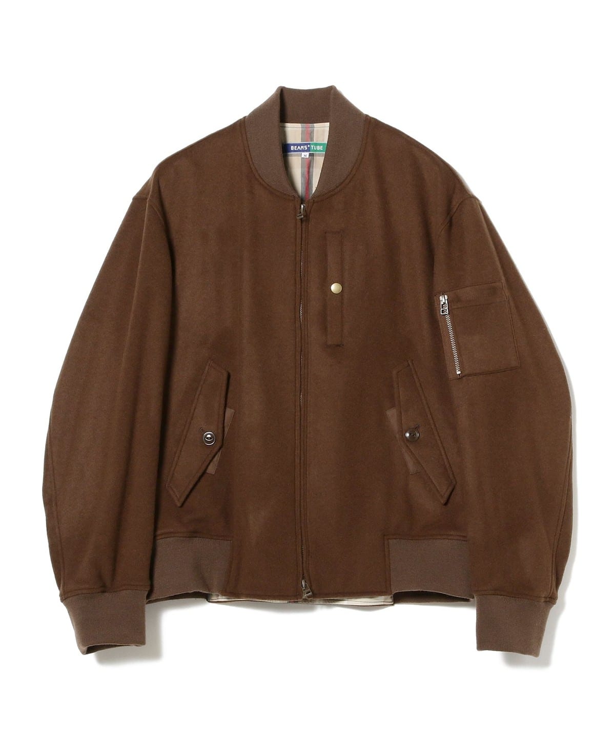 BEAMS PLUS BEAMS PLUS TUBE BEAMS PLUS /別注Flight Jacket（束腰軍事