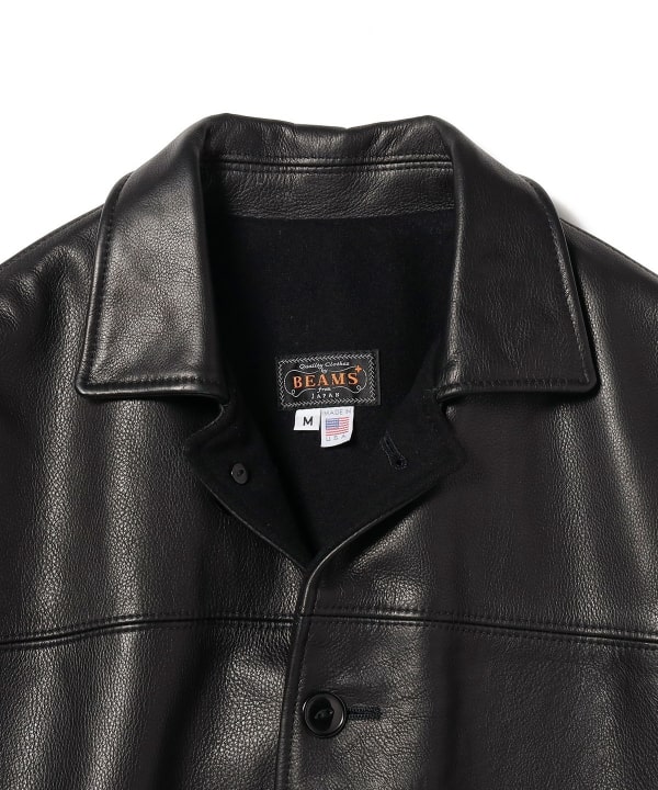 BEAMS PLUS（ビームス プラス）BEAMS PLUS / Car Coat Leather 