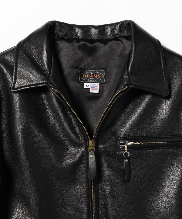 BEAMS PLUS BEAMS PLUS BEAMS PLUS / M leather sports jacket 