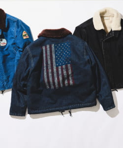▲【予約・イベント限定】REMI RELIEF × BEAMS PLUS / 別注 N-1 Deck Jacket Blue Denim