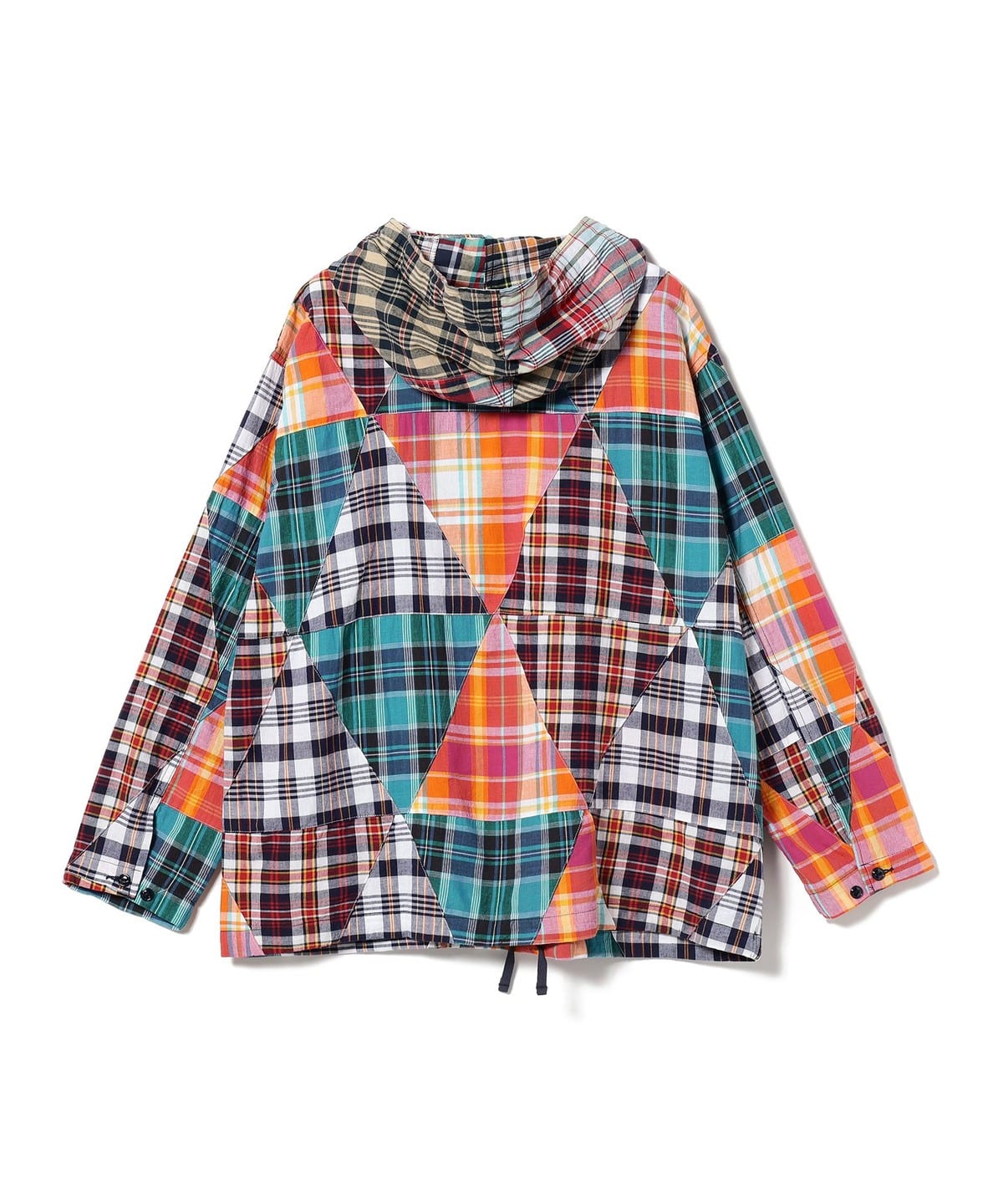 BEAMS PLUS（ビームス プラス）ENGINEERED GARMENTS / CAGOULE SHIRT - TRIANGLE  PATCHWORK MADRAS（シャツ・ブラウス カジュアルシャツ）通販｜BEAMS