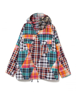 ▲ENGINEERED GARMENTS / CAGOULE SHIRT - TRIANGLE PATCHWORK MADRAS