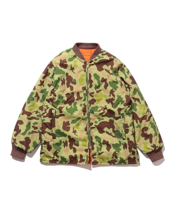 BEAMS PLUS(ビームス プラス)Rev Puff Blouson Animal Camo BEAMS PLUS(ビームス プラス)Rev Puff Blouson Animal Camo