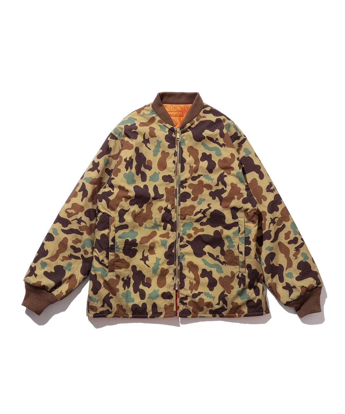 BEAMS PLUS（ビームス プラス）Rev Puff Blouson Animal Camo