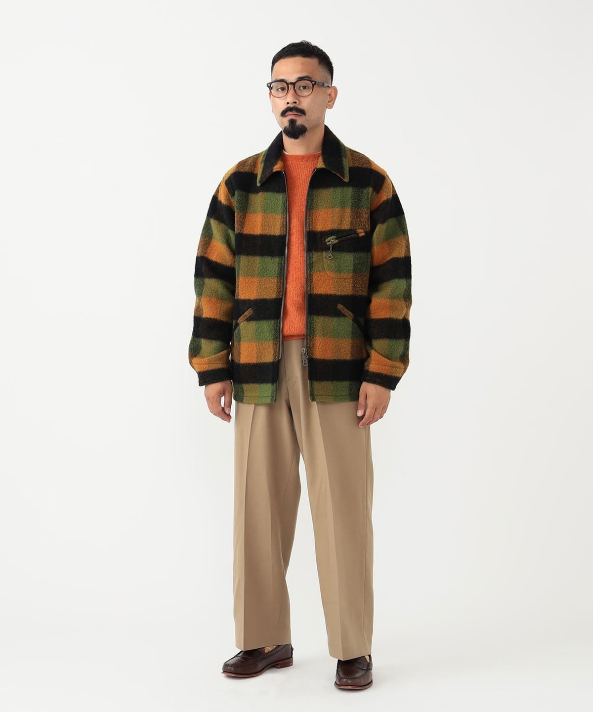 BEAMS PLUS（ビームス プラス）Sports Jacket Wool Plaid（ブルゾン ブルゾン）通販｜BEAMS