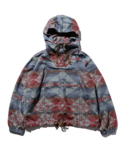 BEAMS PLUS / MIL Smock Cotton Blanket Jacquard Shaggy