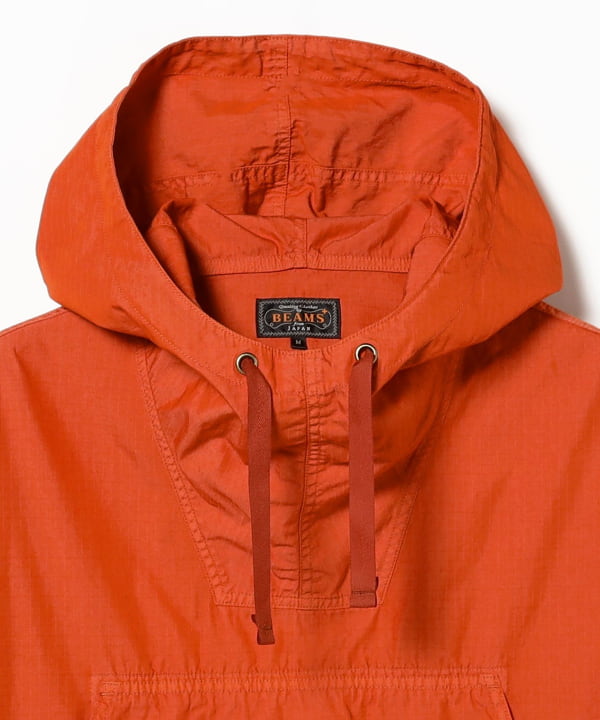 BEAMS PLUS（ビームス プラス）MIL Smock Nylon/Cotton Ripstop Garment Dye（ブルゾン  アウトドアジャケット）通販｜BEAMS