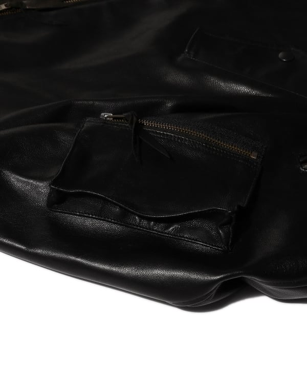 BEAMS PLUS MIL Flight Jacket Leather (Blouson BEAMS PLUS