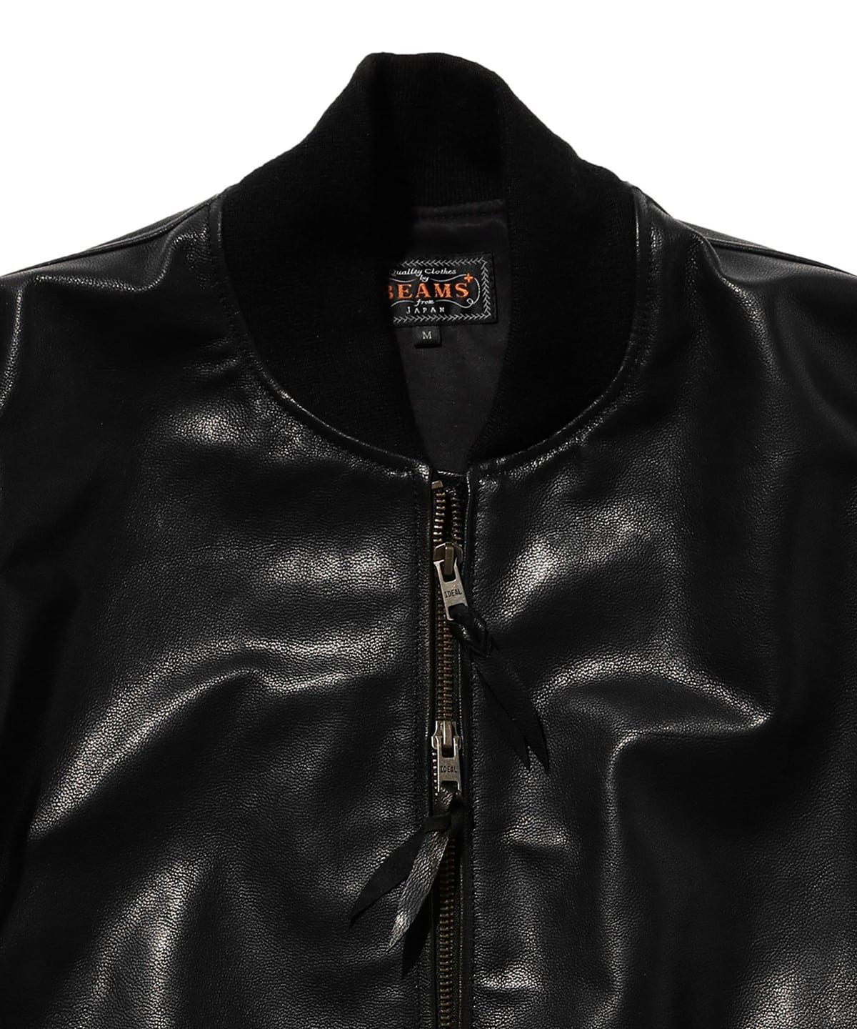 BEAMS PLUS MIL Flight Jacket Leather (Blouson BEAMS PLUS Blouson