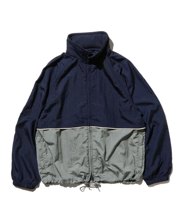 BEAMS PLUS/ネイビー ナイロンジャケット ジッパー付き セール】ナイロン ベイ ジャケット（ブルゾン）｜BEAMS PLUS