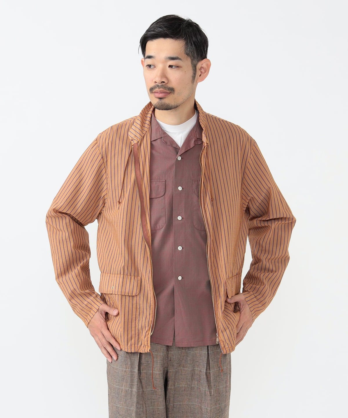 BEAMS PLUS（ビームス プラス）Swing Jacket Bumpy Stripe