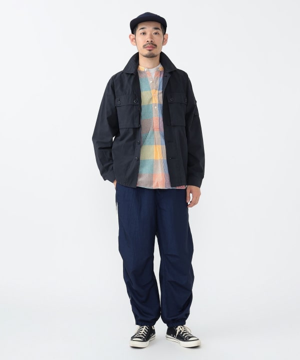 Beams Plus Lost & Found MIL SHT-JAC Cotton Ripstop Olive